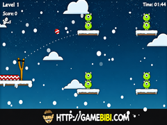Angry Birds at Christmas — jugar online Juego Angry Birds at Christmas