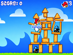 Game Angry Birds vs. Robots