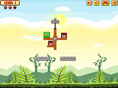 Game Angry Birds vs. Green Pigs