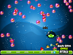 Игра Angry Birds Космическая атака
