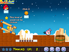 Злые птички купаются — играть онлайн Игра Злые птички купаются