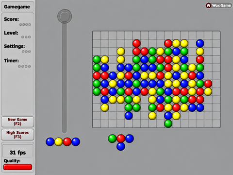 Juego Remove the Balls