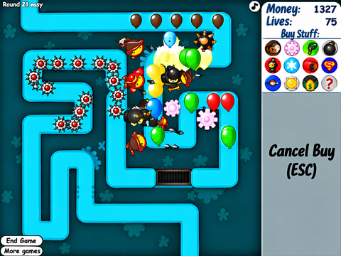 Juego Bloons Tower Defense 3