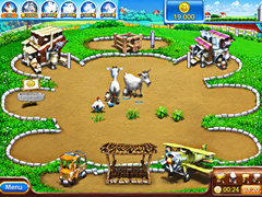 Игра Весёлая ферма - Farm Fenzy