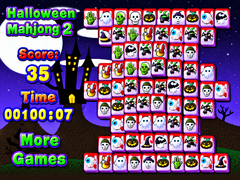 Halloween Mahjong 2 — play online Game Halloween Mahjong 2